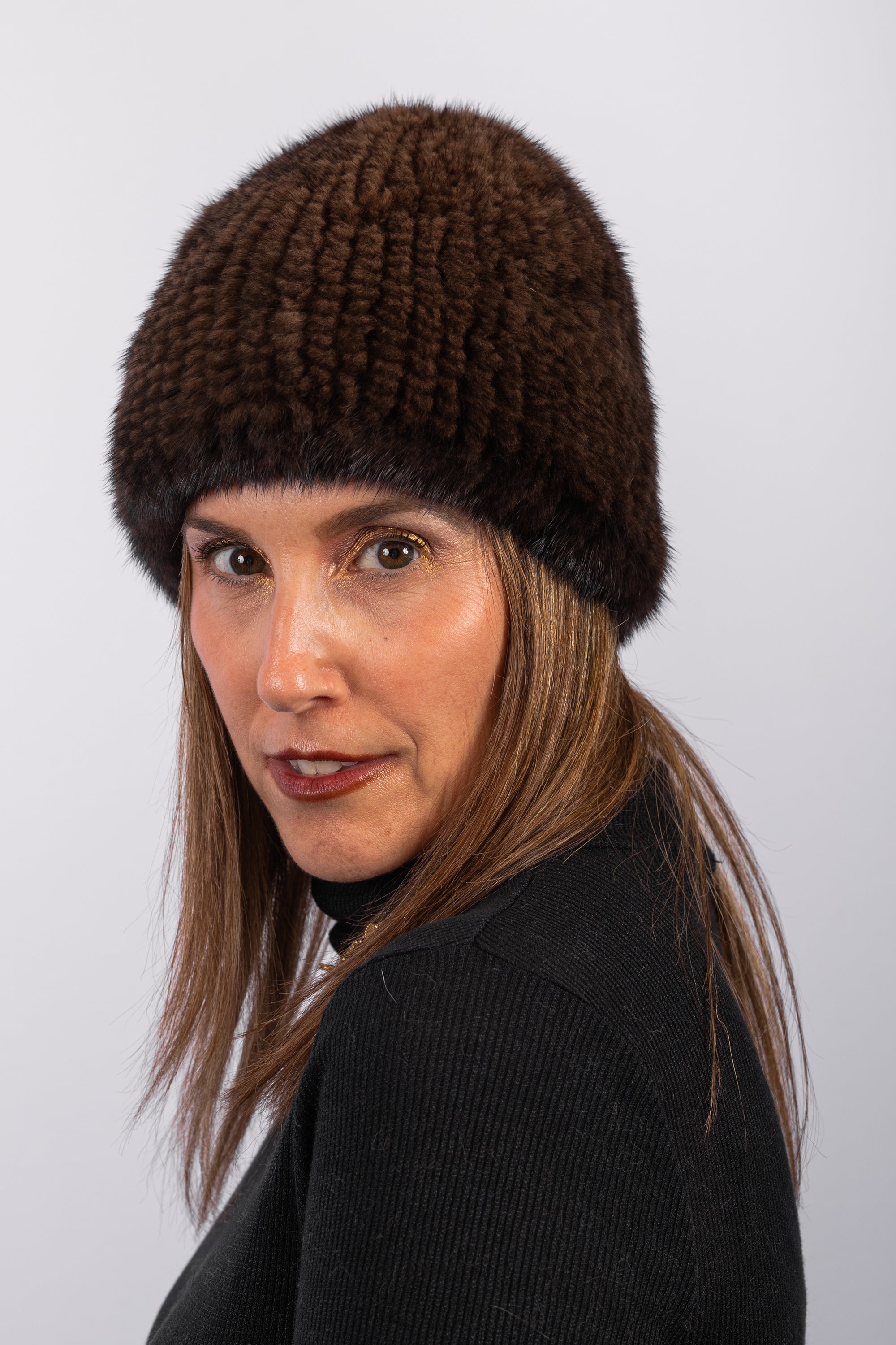 Mahogany Mink Hat