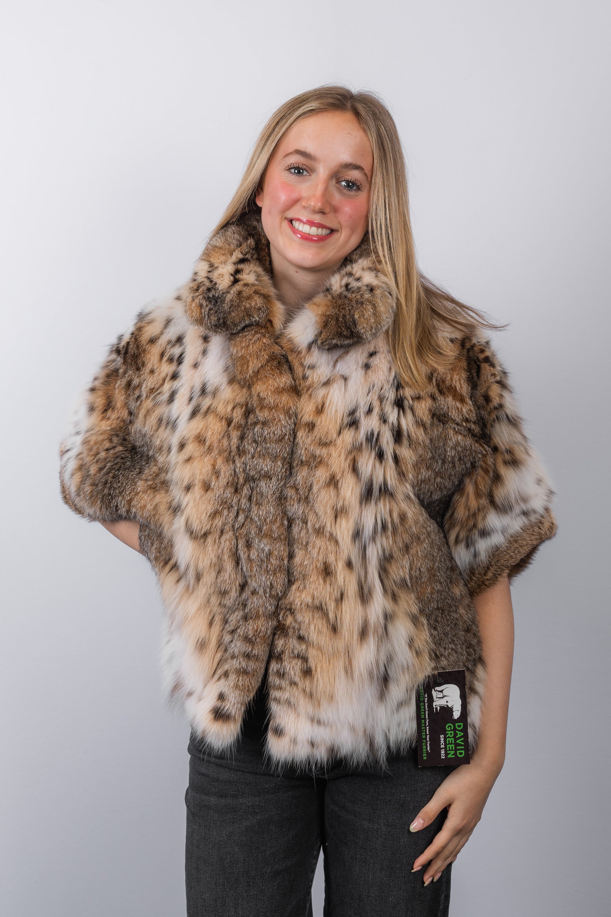 Natural Lynx Cat Jacket - Short Sleeve