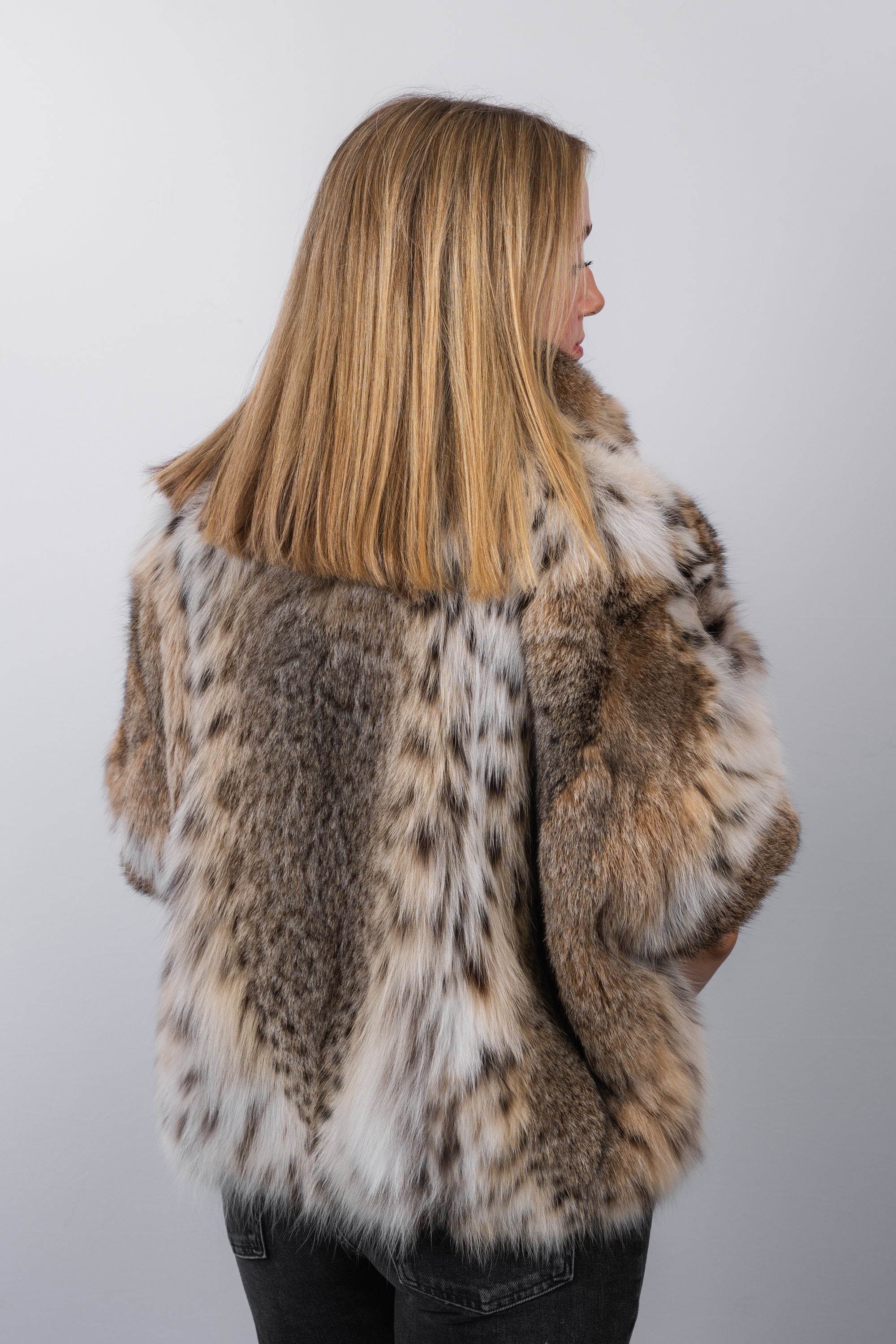 Natural Lynx Cat Jacket - Short Sleeve