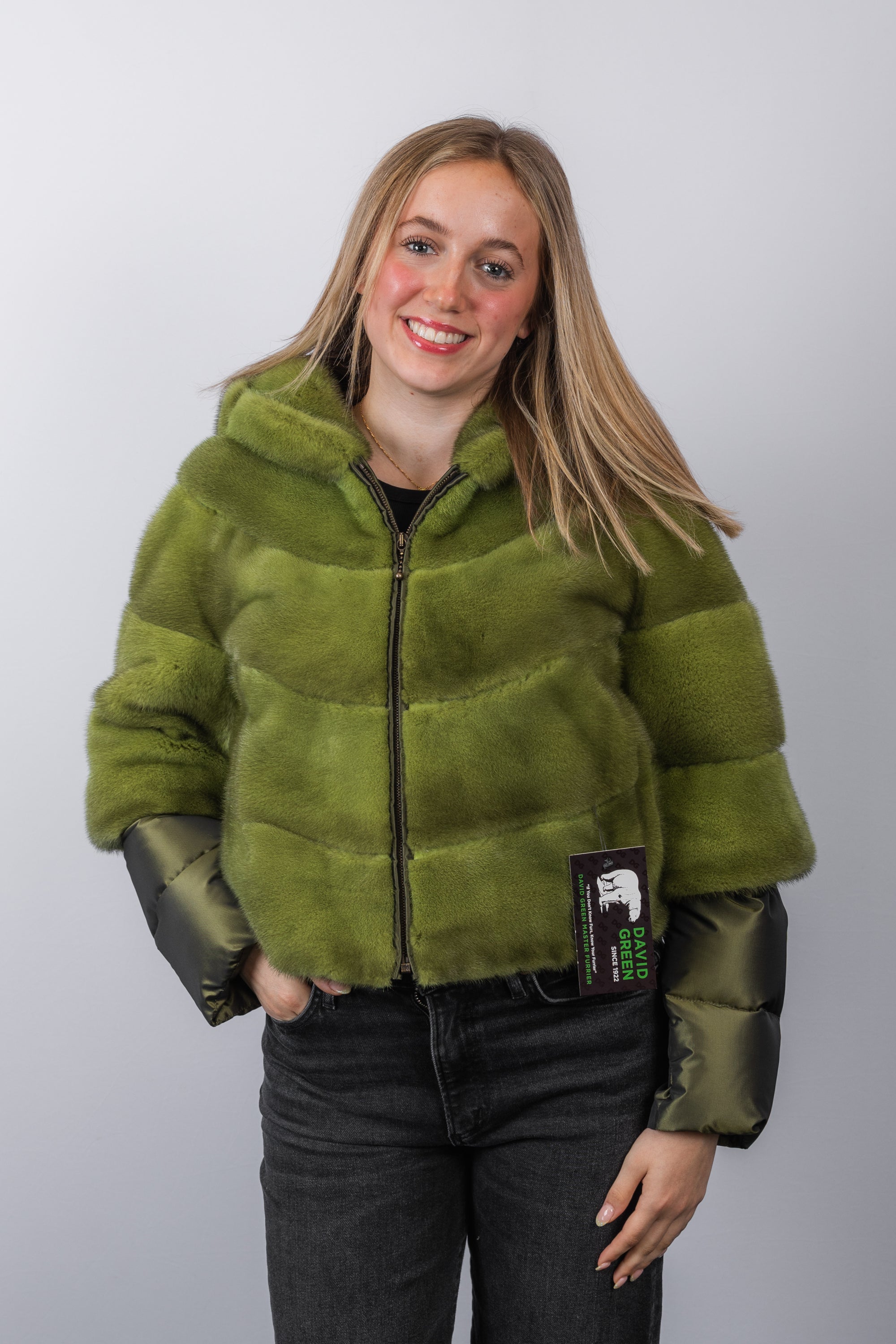 Kiwi Mink/Kiwi Fabric Jacket