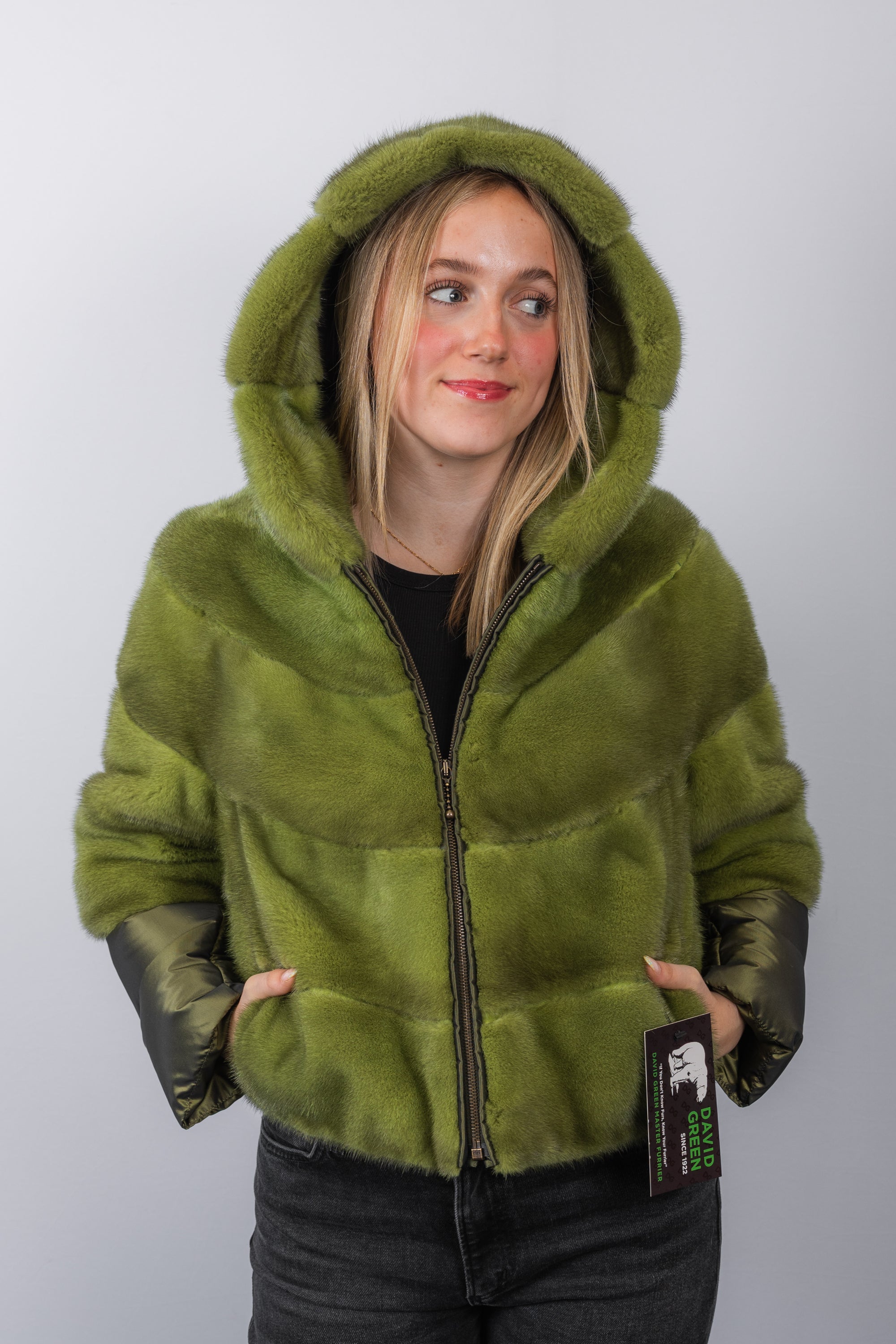 Kiwi Mink/Kiwi Fabric Jacket