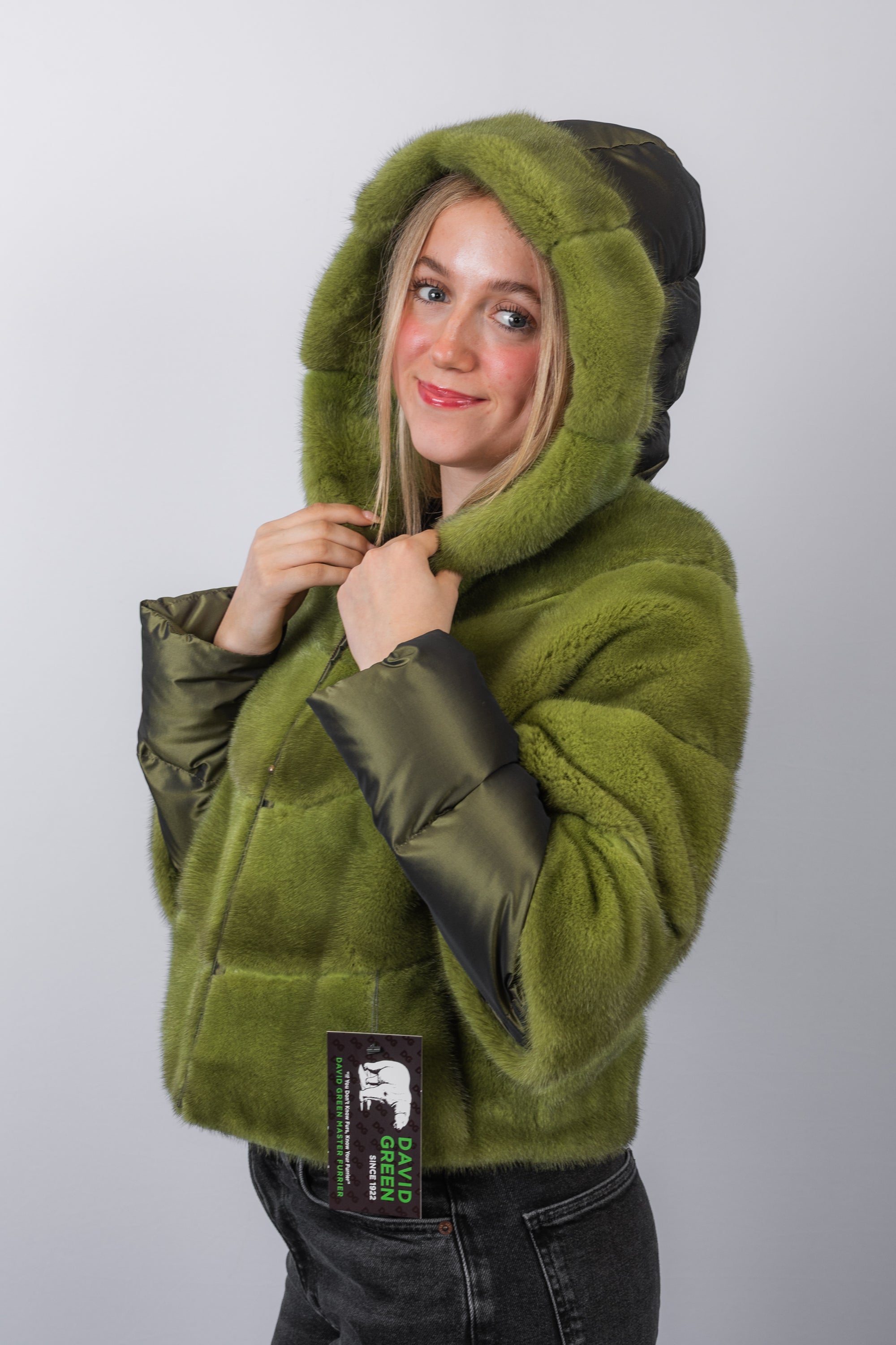 Kiwi Mink/Kiwi Fabric Jacket