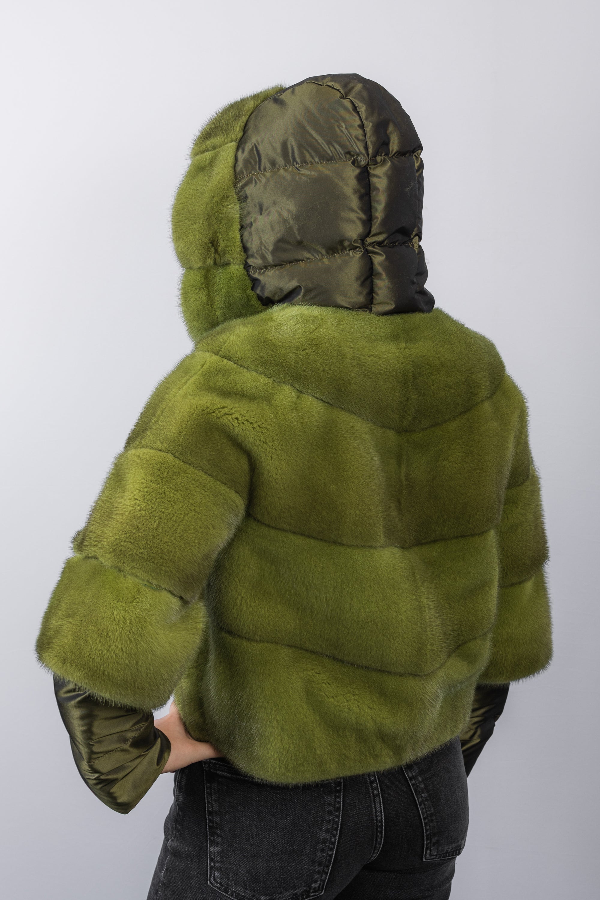 Kiwi Mink/Kiwi Fabric Jacket