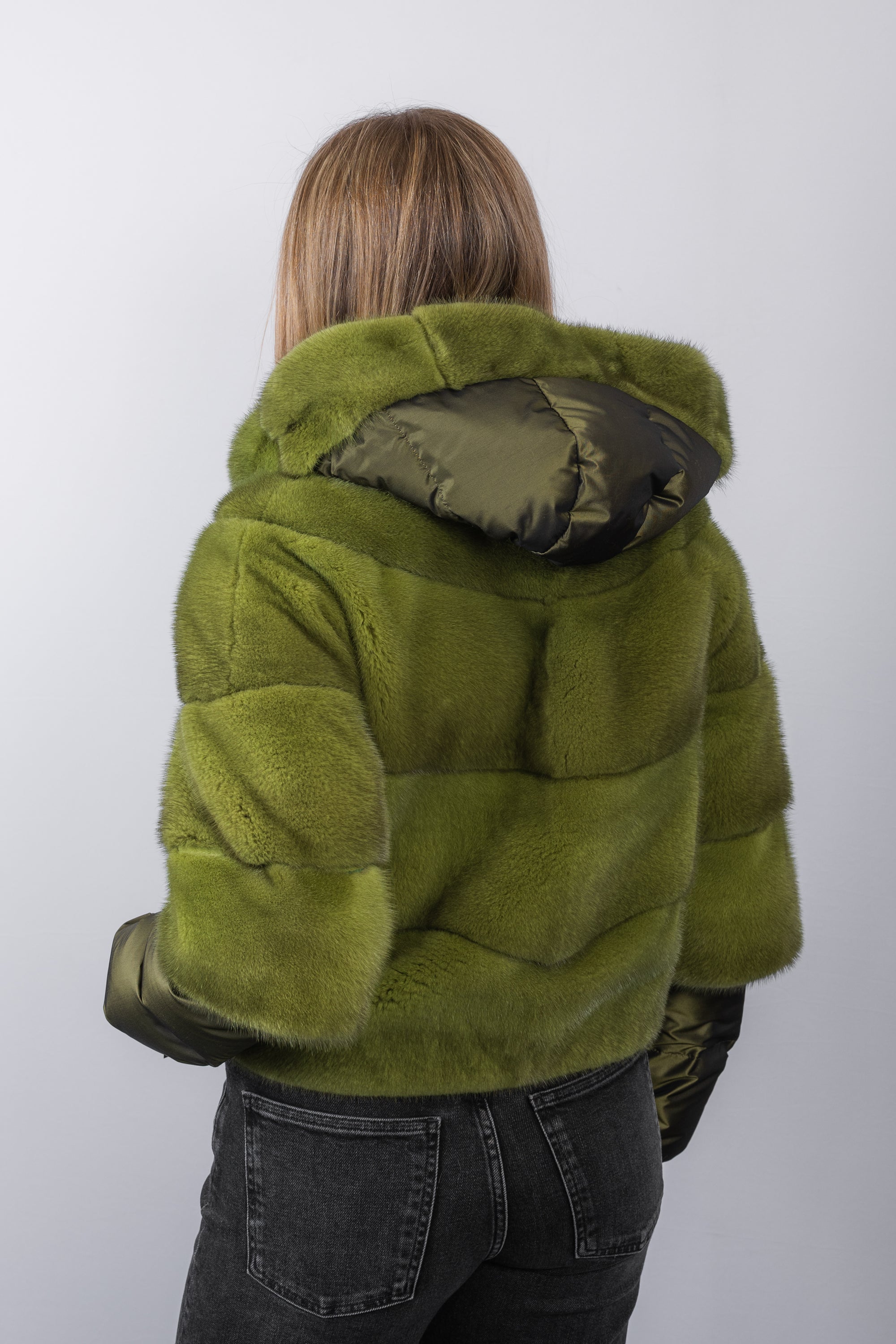 Kiwi Mink/Kiwi Fabric Jacket