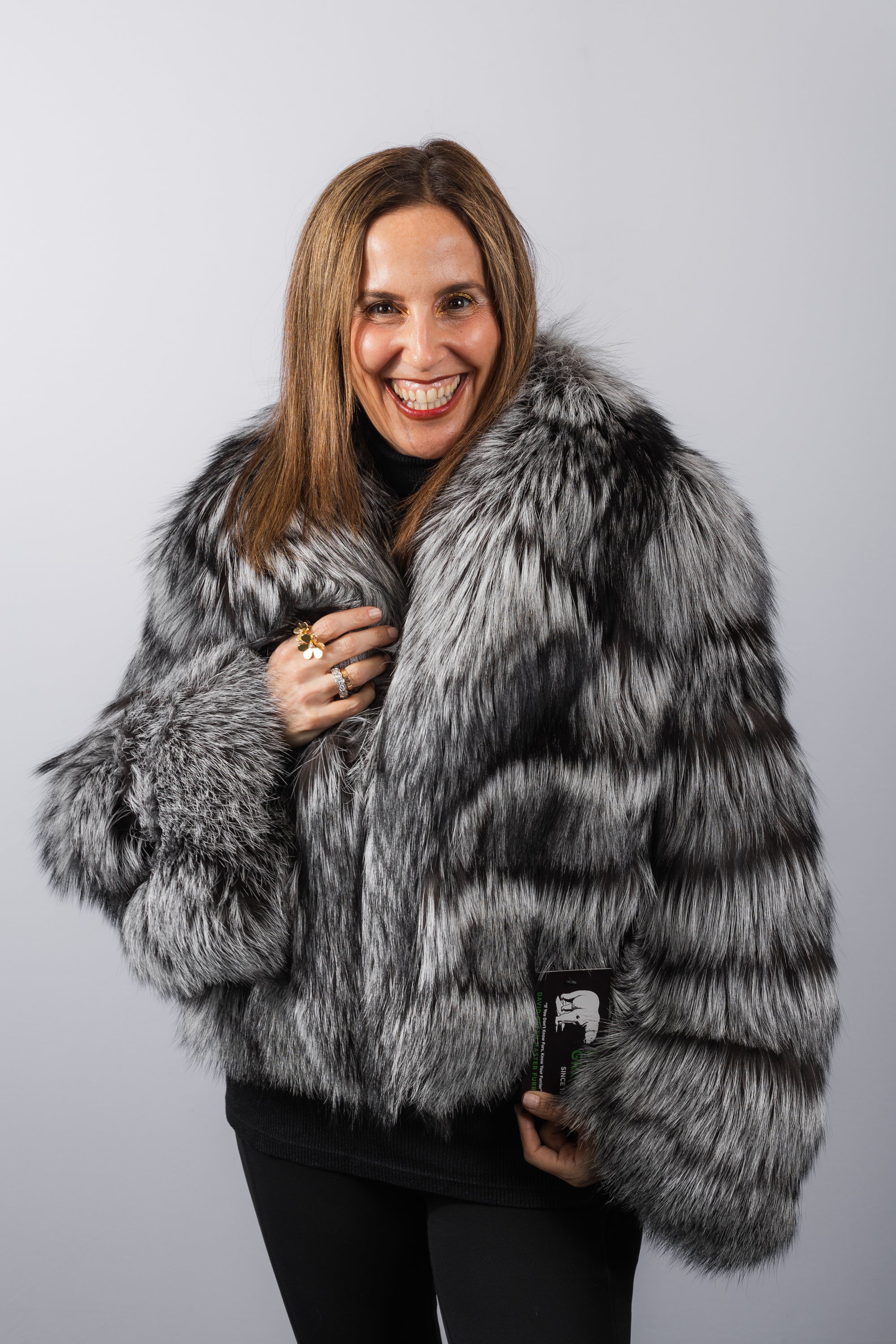 Natural Silver Fox Jacket