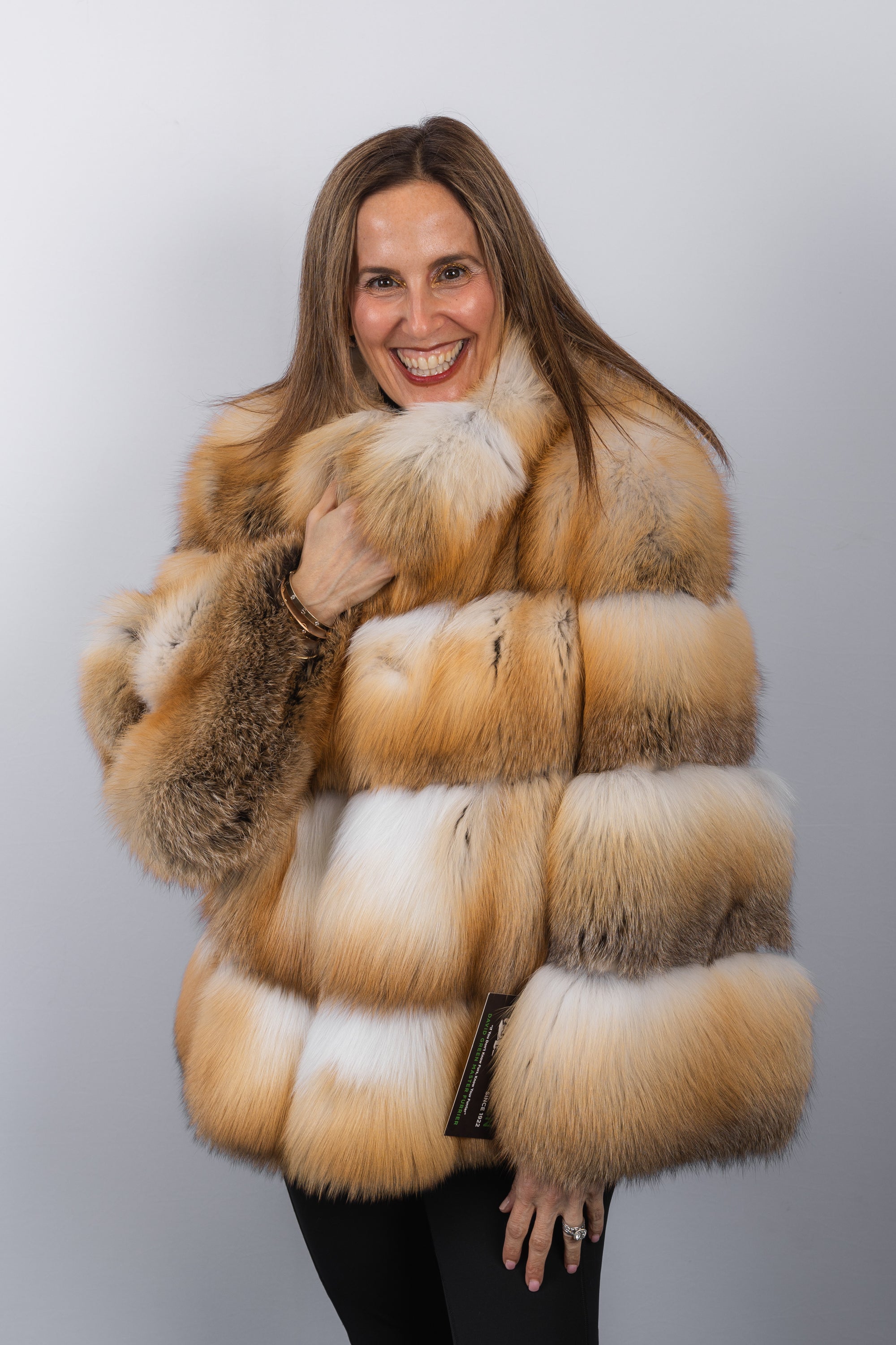 Natural Golden Island Fox Jacket