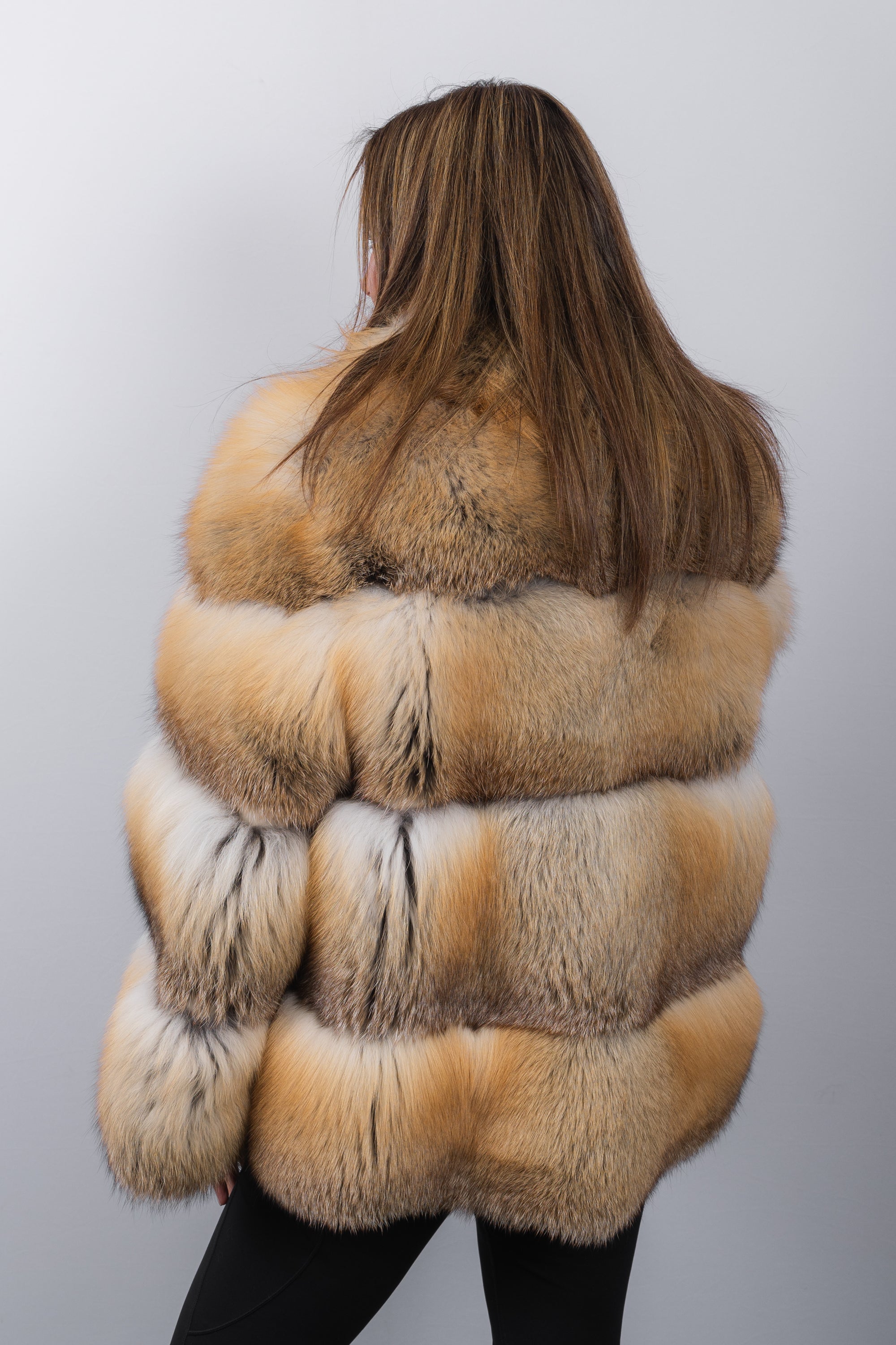 Natural Golden Island Fox Jacket