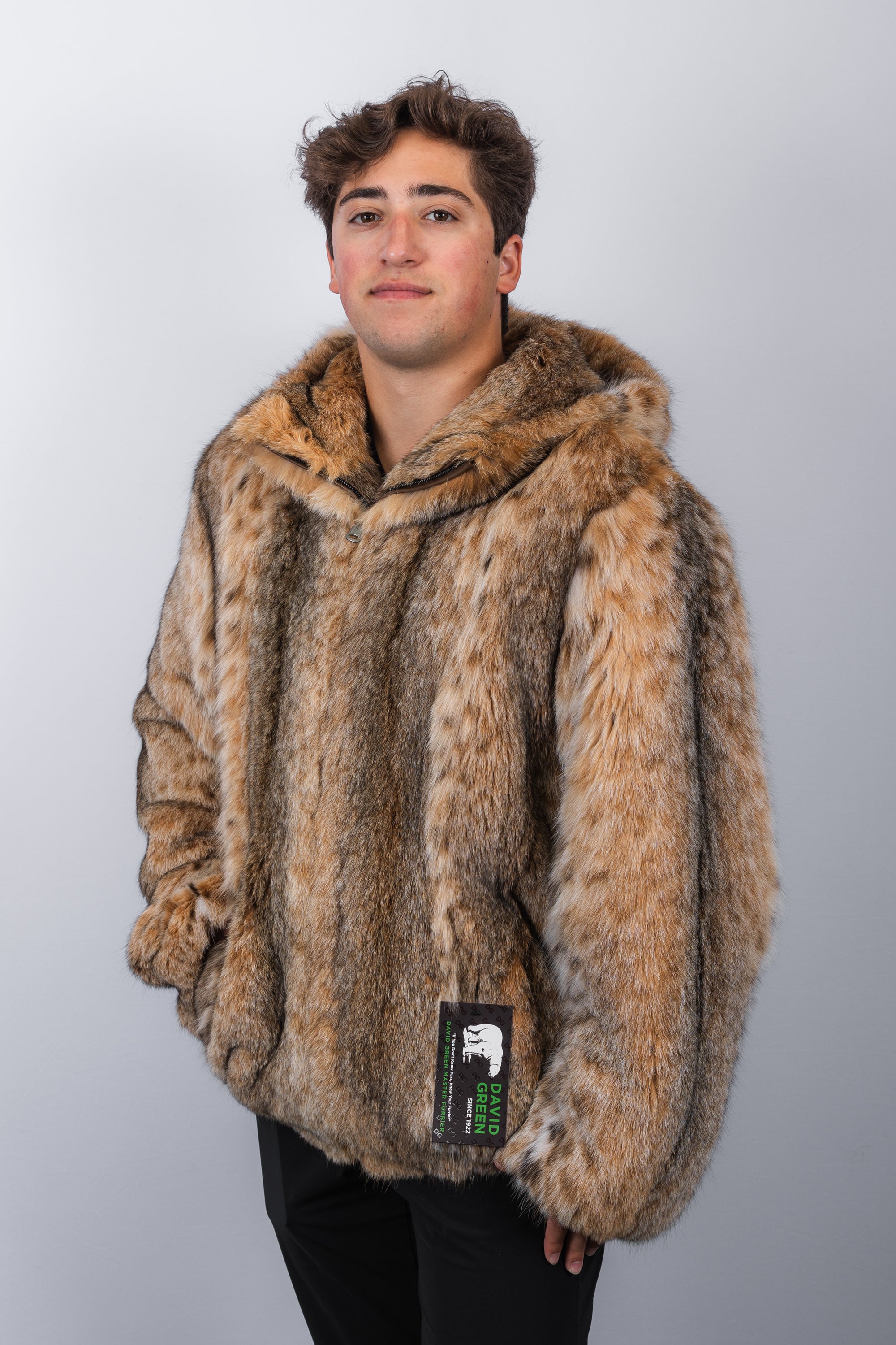 Natural Lynx Cat Jacket