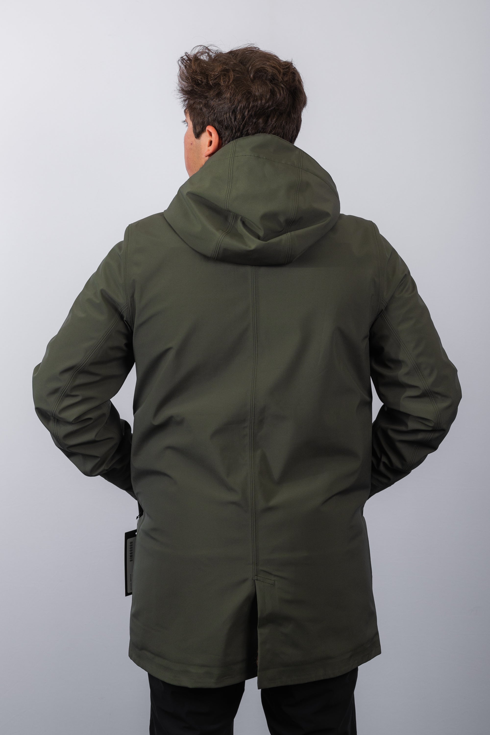 Forest Green Nylon/Mocha Mink Jacket