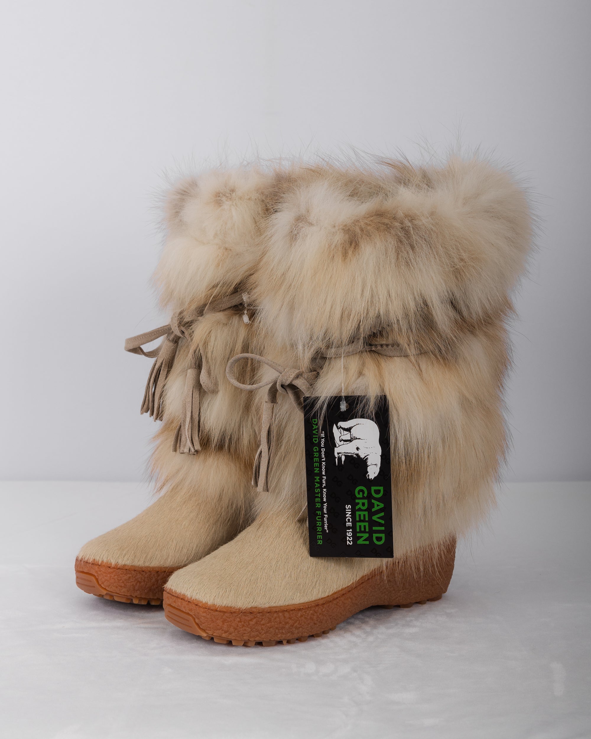 Golden Iceberg Fox/Sand Calfskin Boots