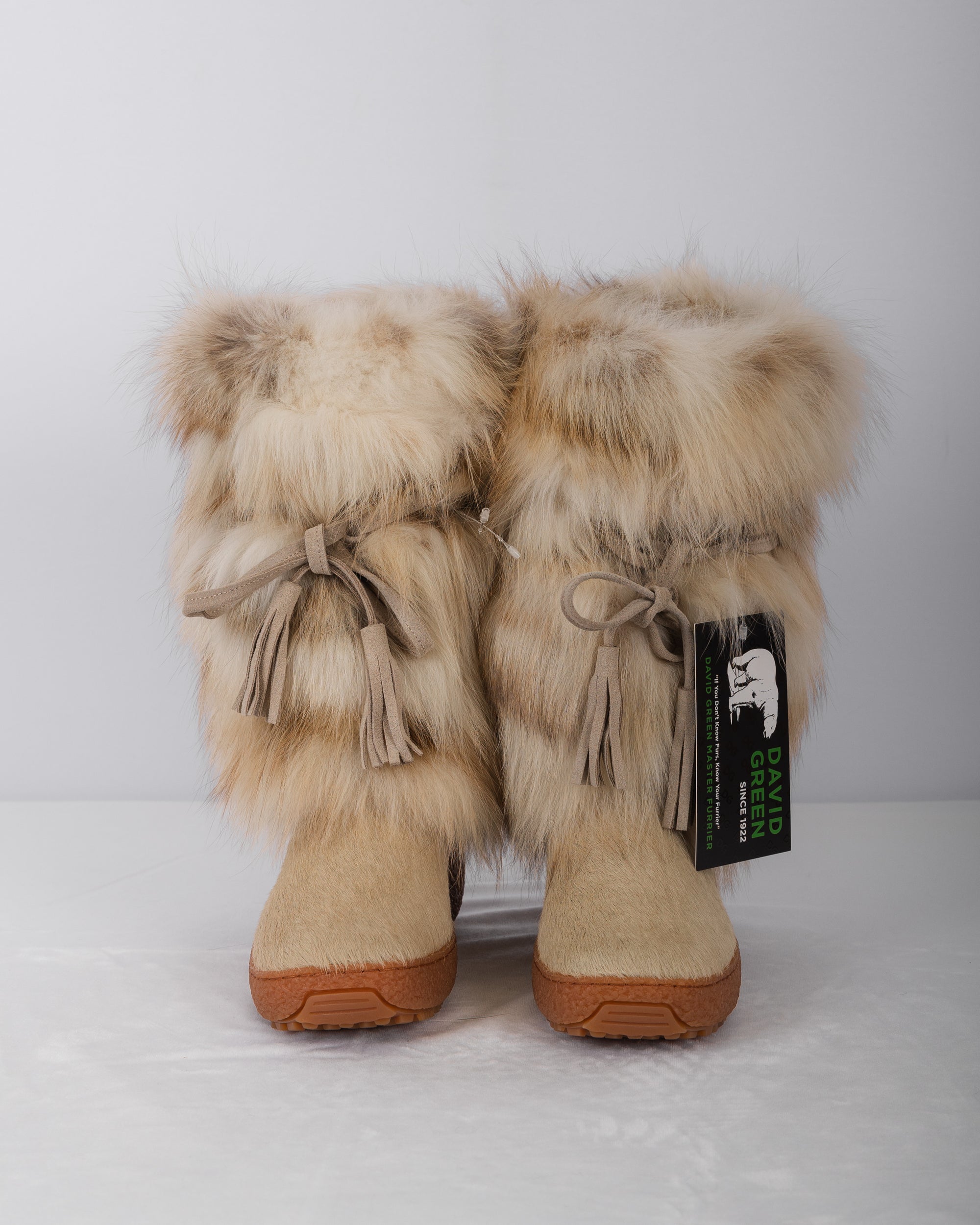 Golden Iceberg Fox/Sand Calfskin Boots