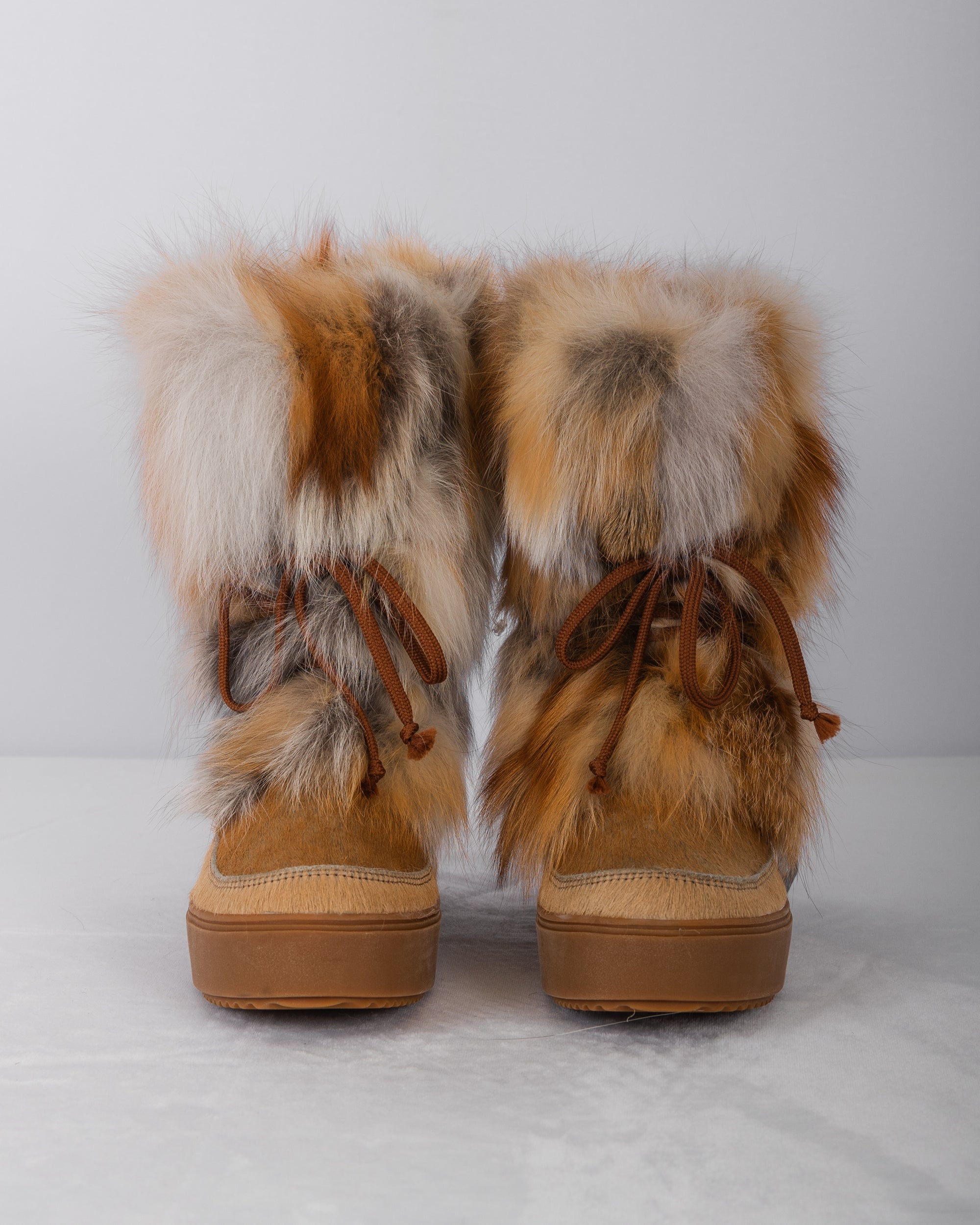 Natural Red Fox/Toffee Calfskin Boots