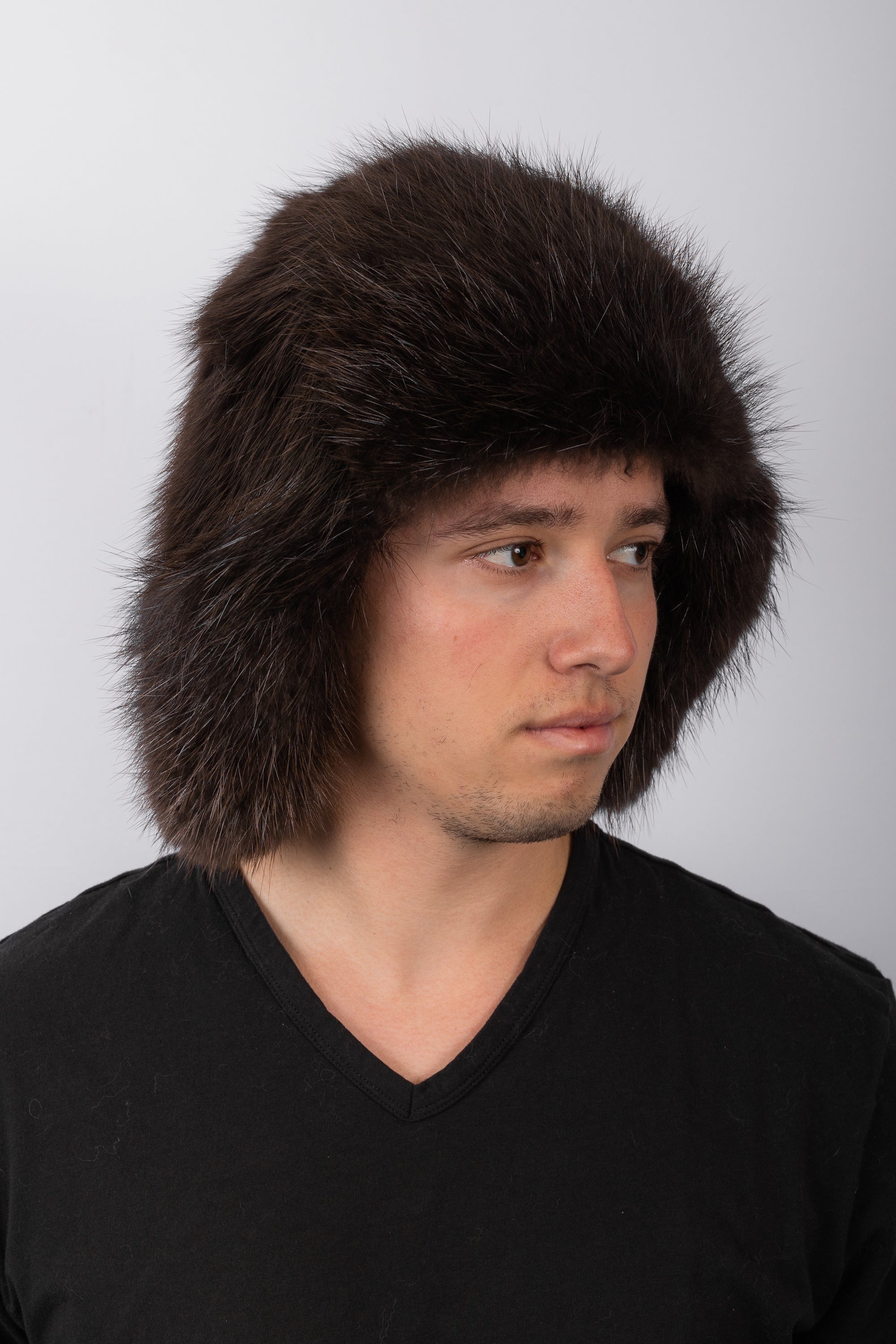 Natural Beaver Musher Hat