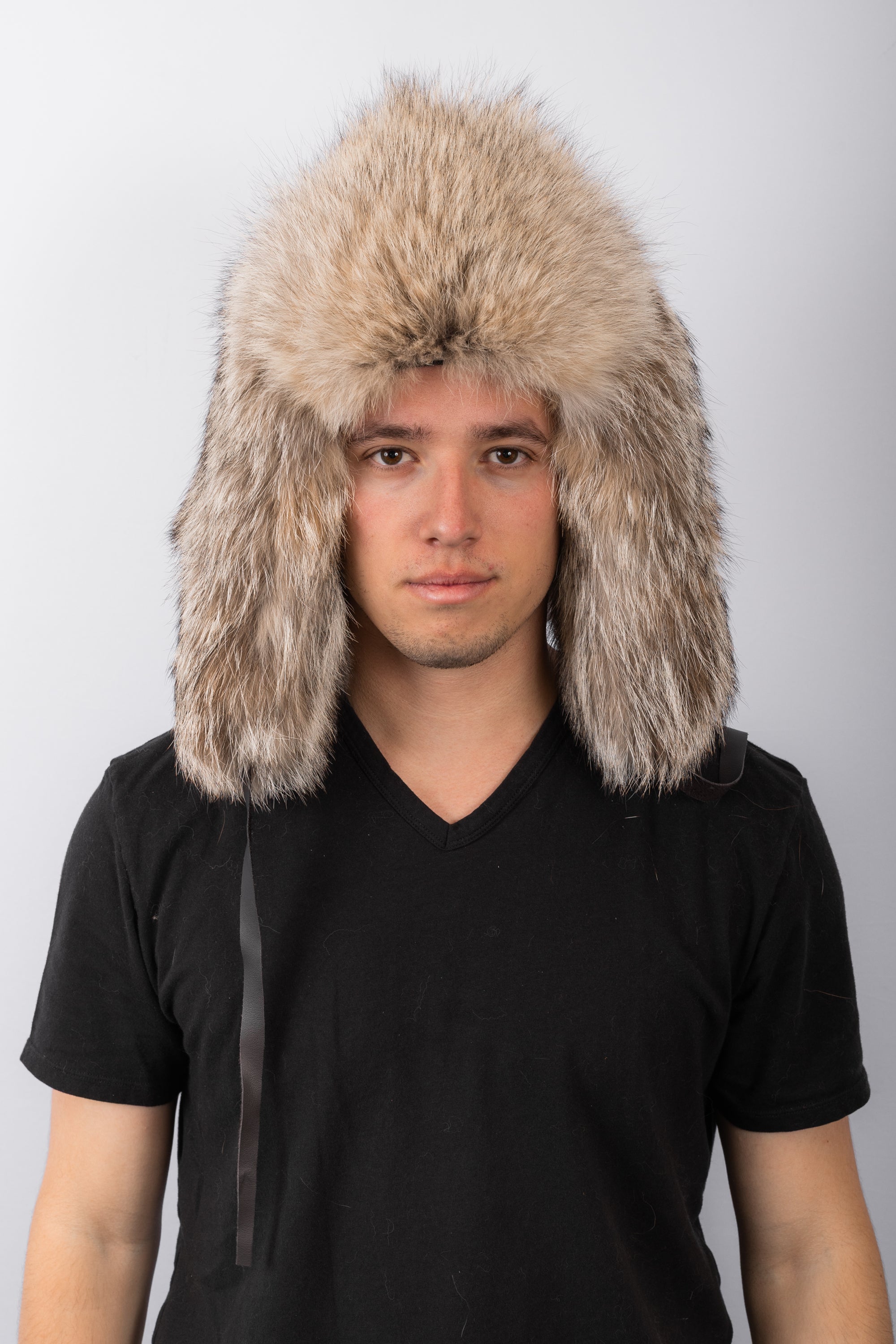 Natural Coyote Musher Hat