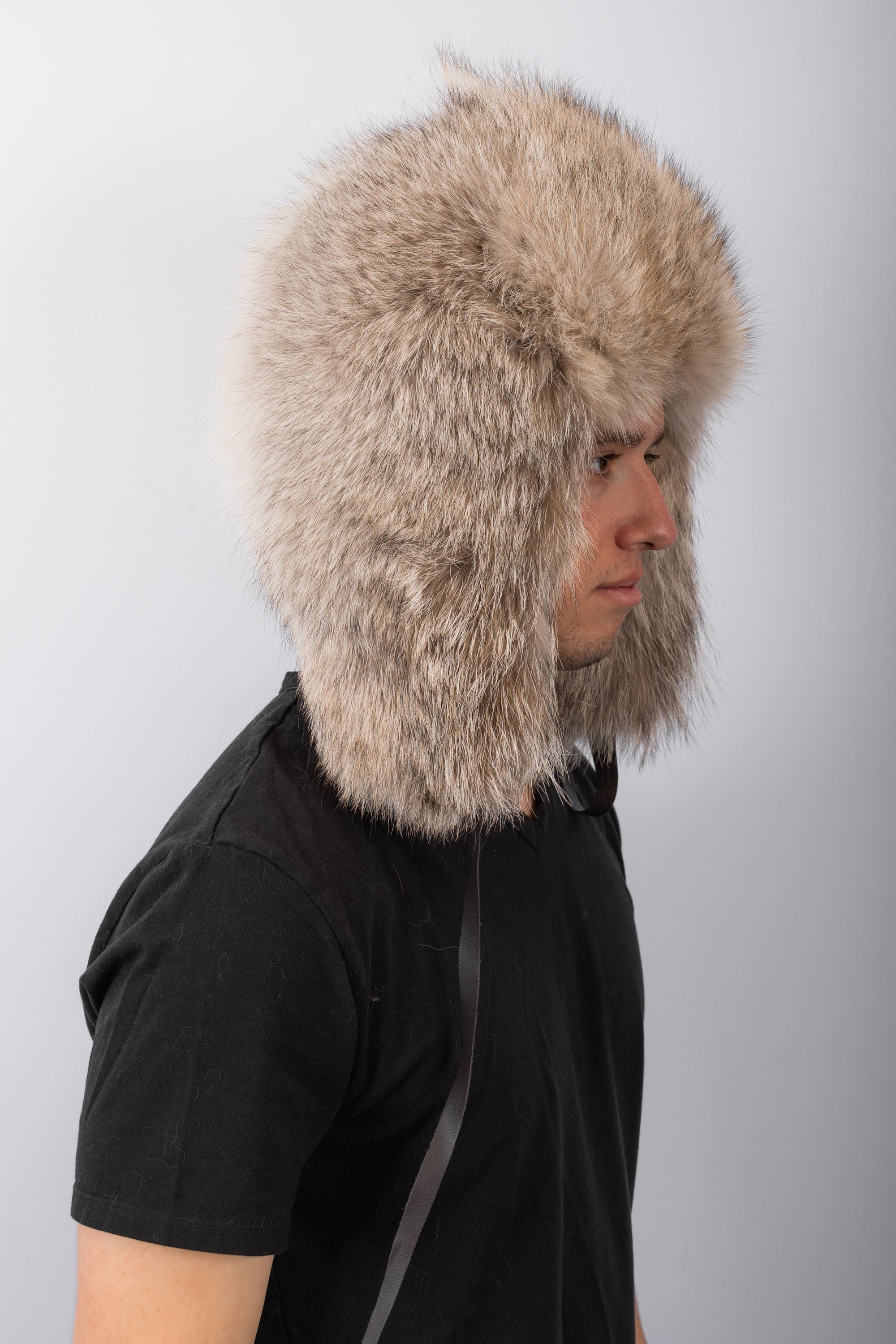 Natural Coyote Musher Hat