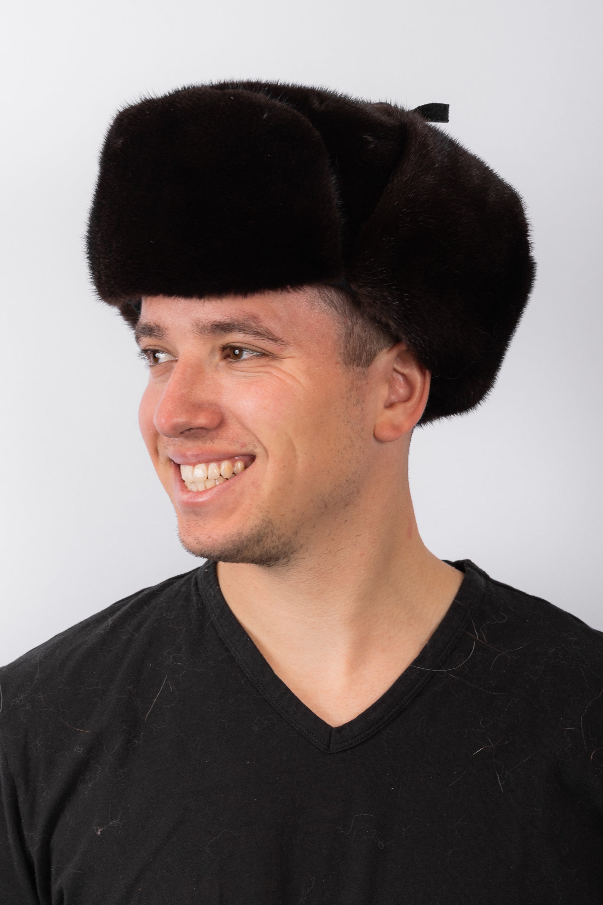 Natural Ranch Mink Trooper Hat
