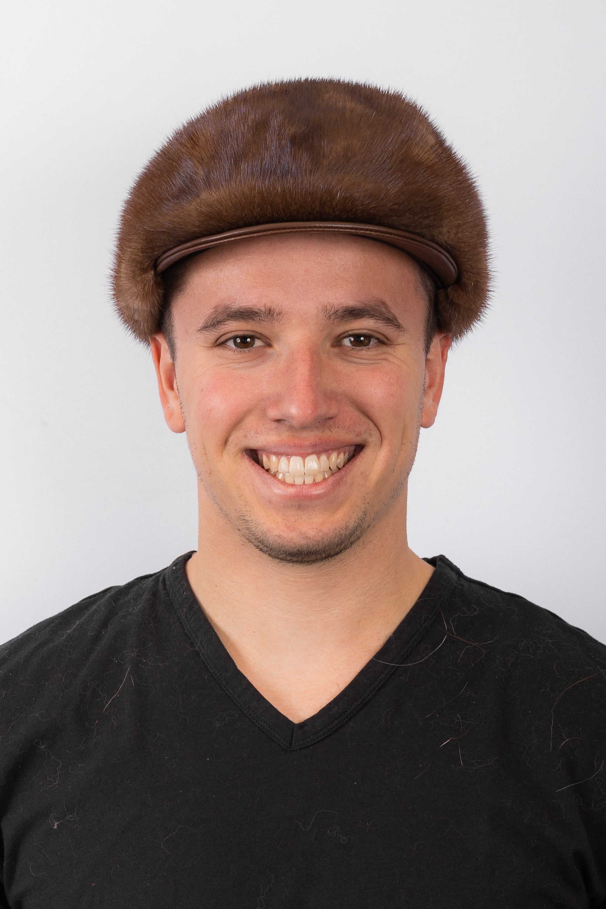 Natural Mocha Mink Hat