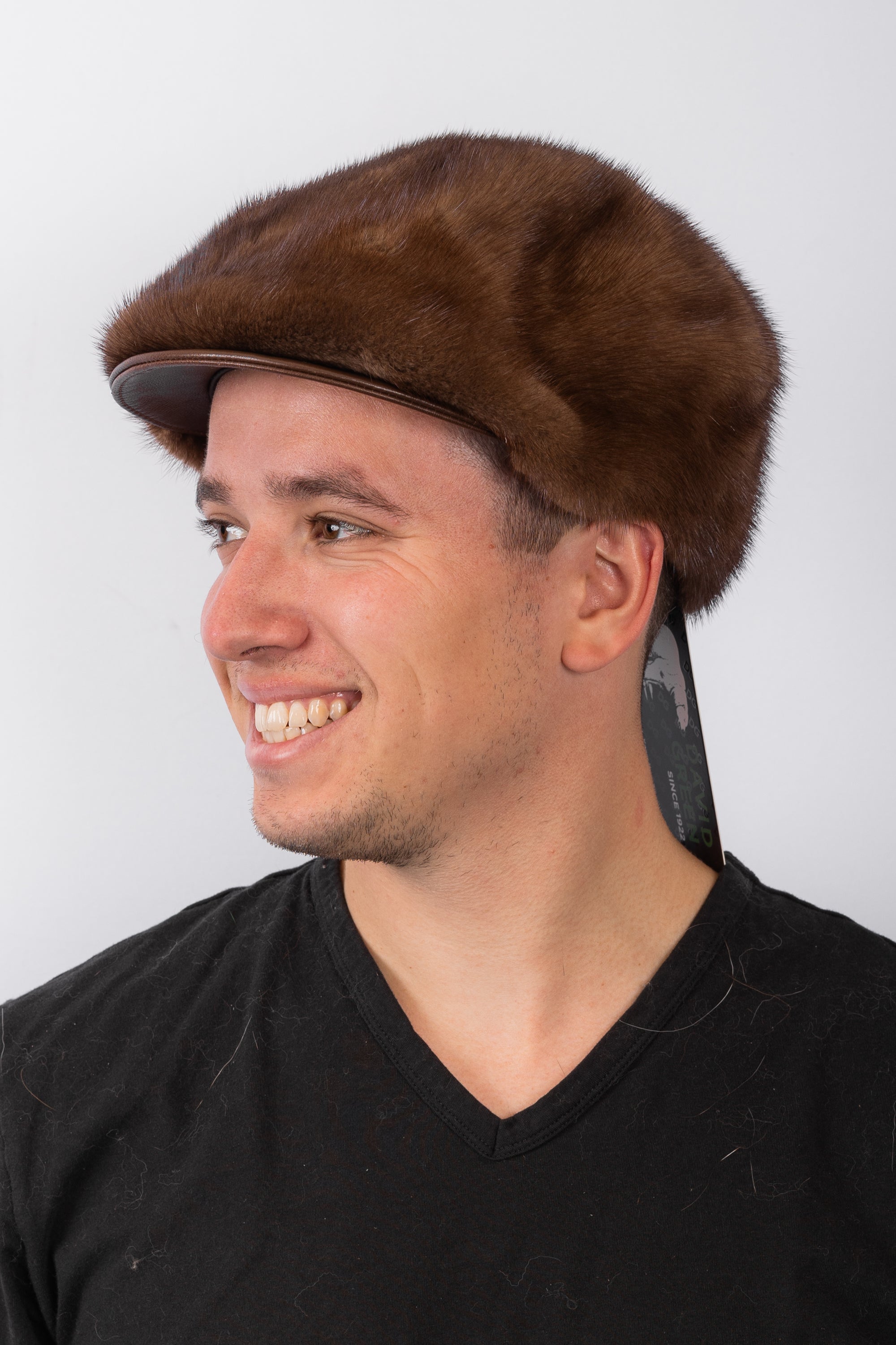 Natural Mocha Mink Hat