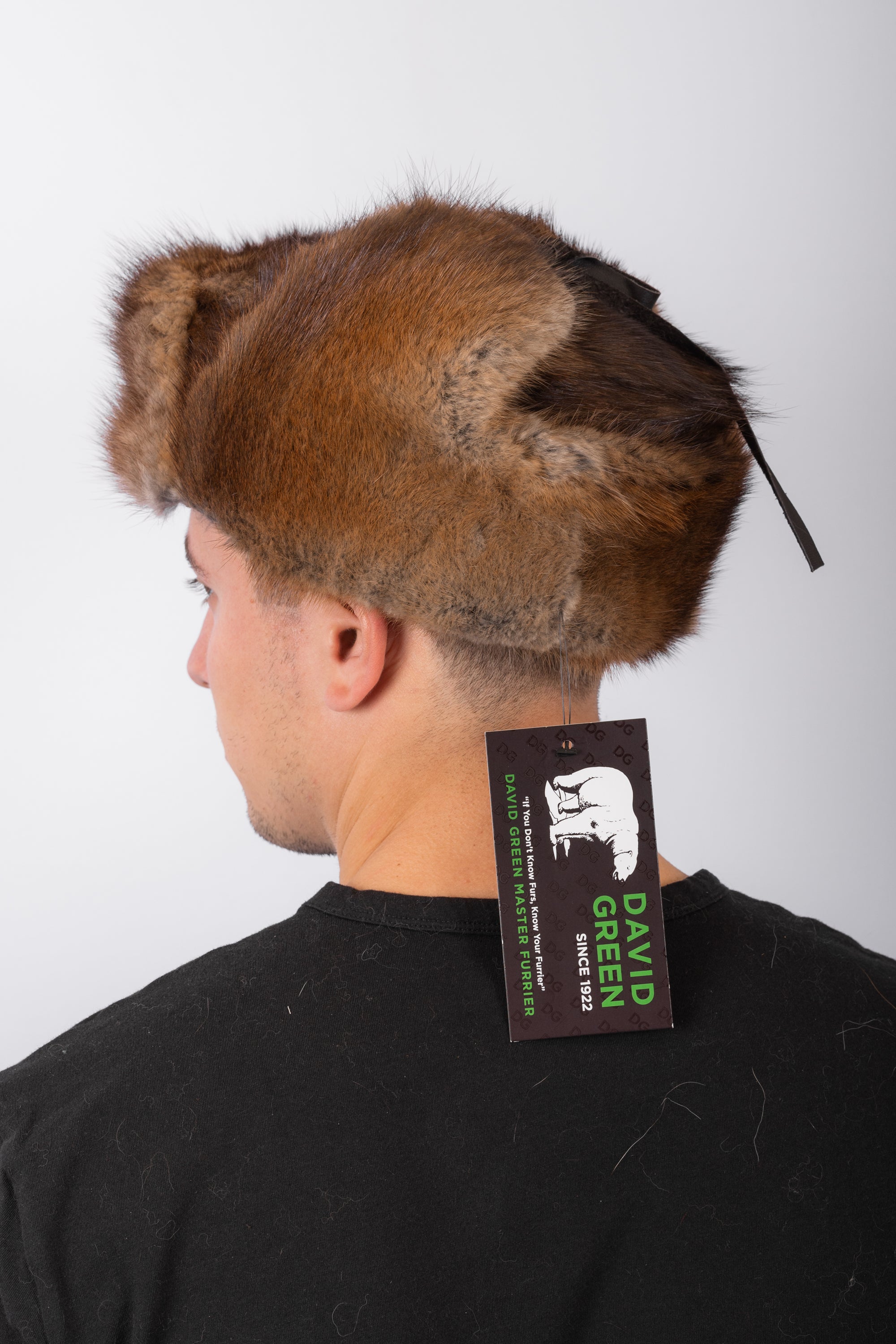 Natural Muskrat Trooper Hat