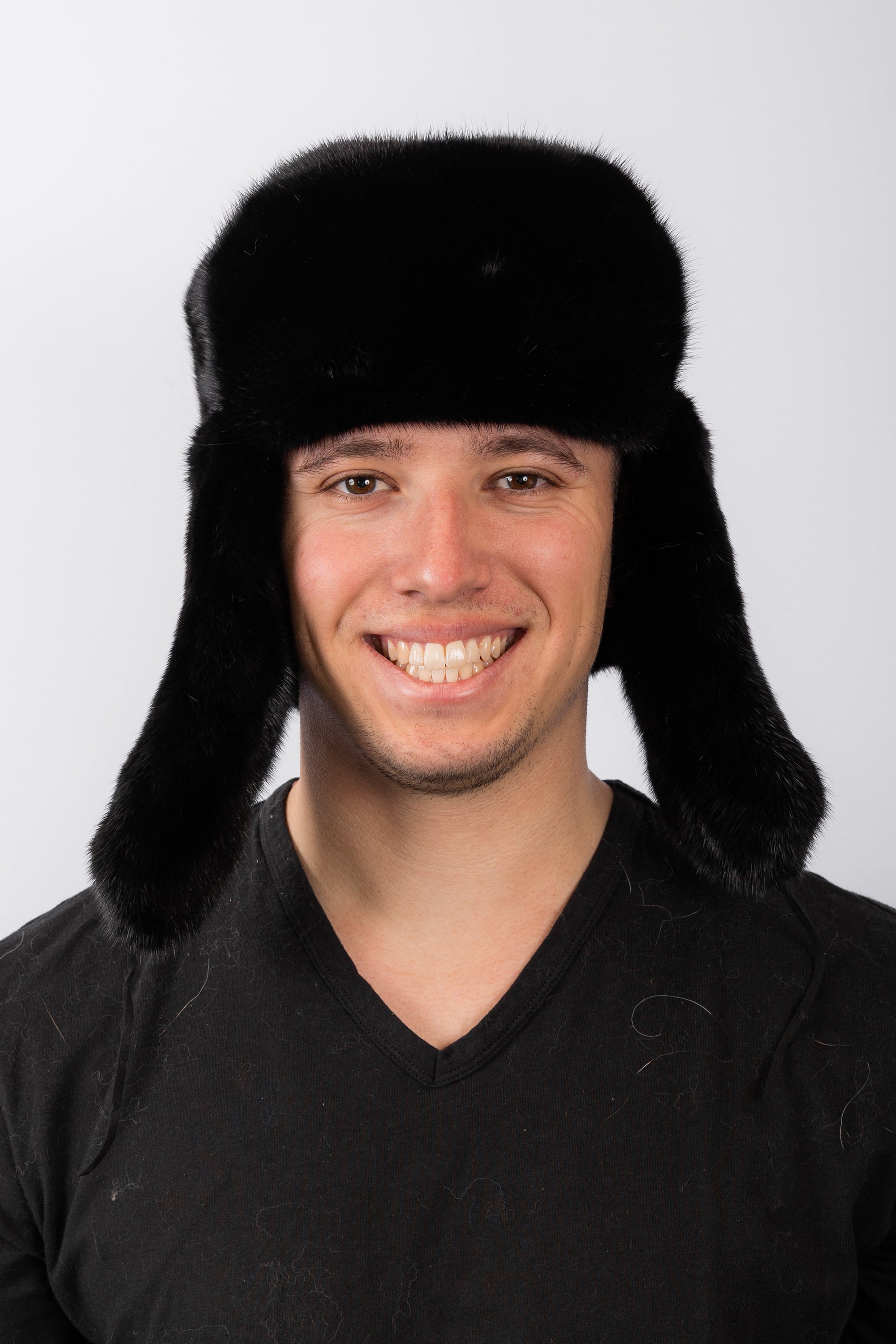 Black Mink Trooper Hat