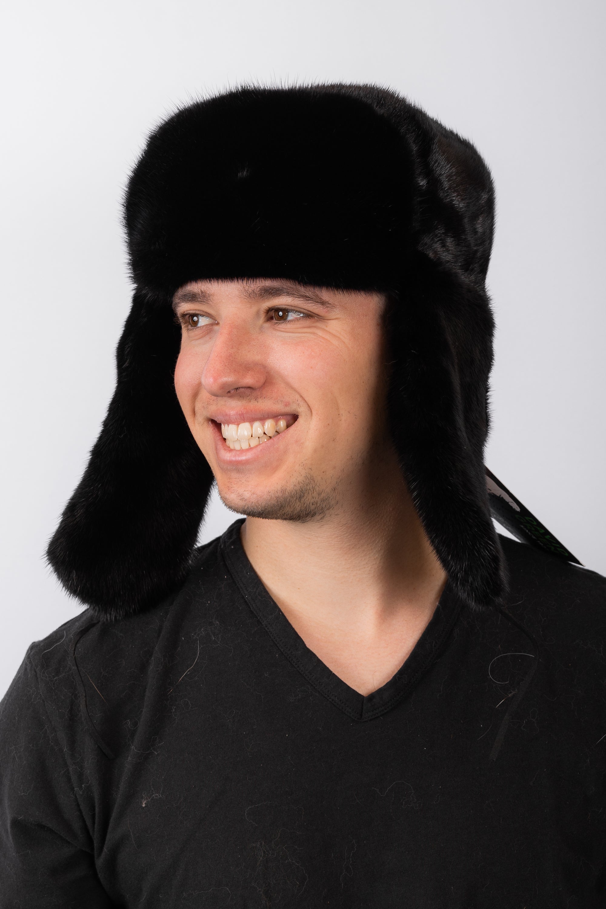 Black Mink Trooper Hat