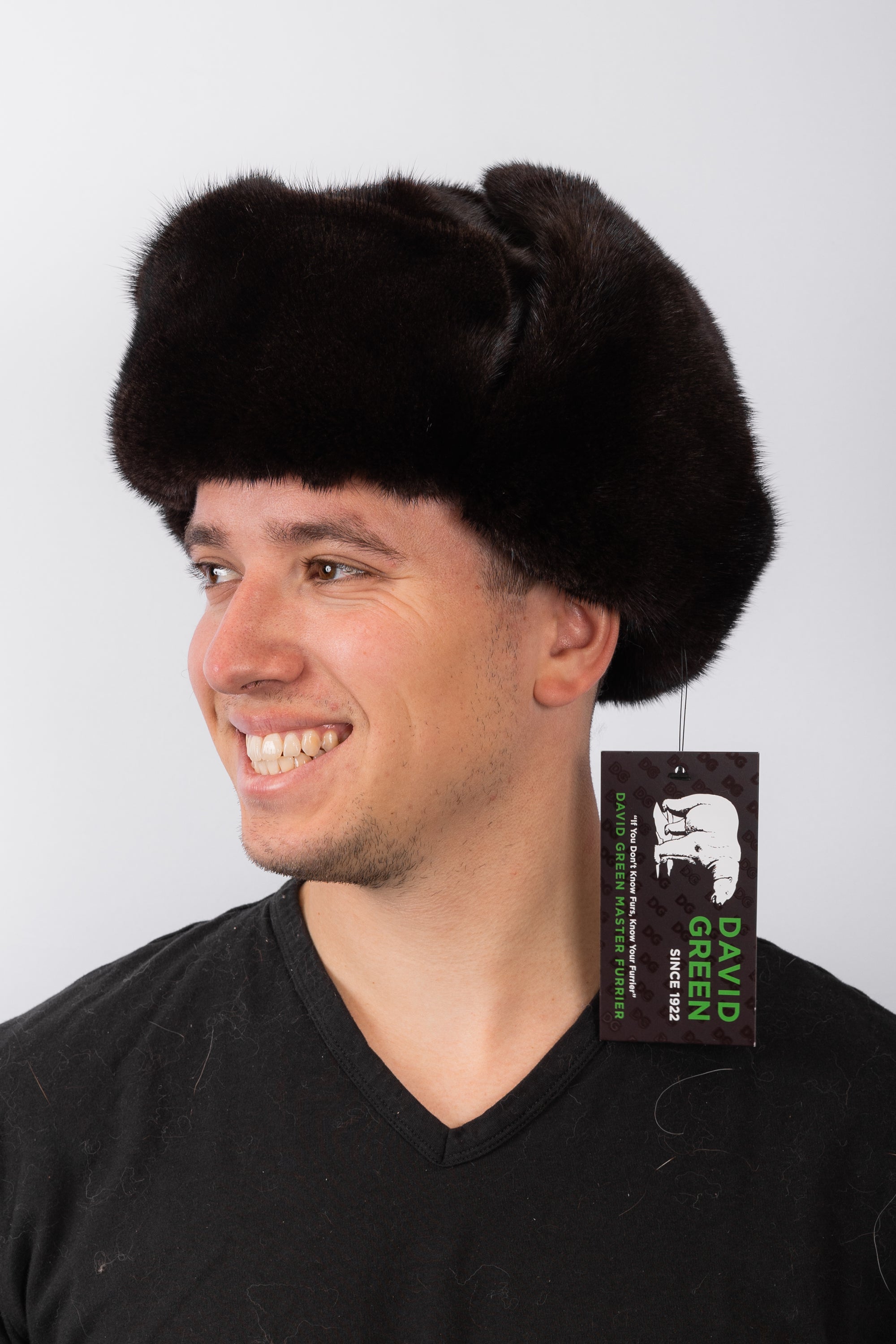 Mahogany Mink Trooper Hat