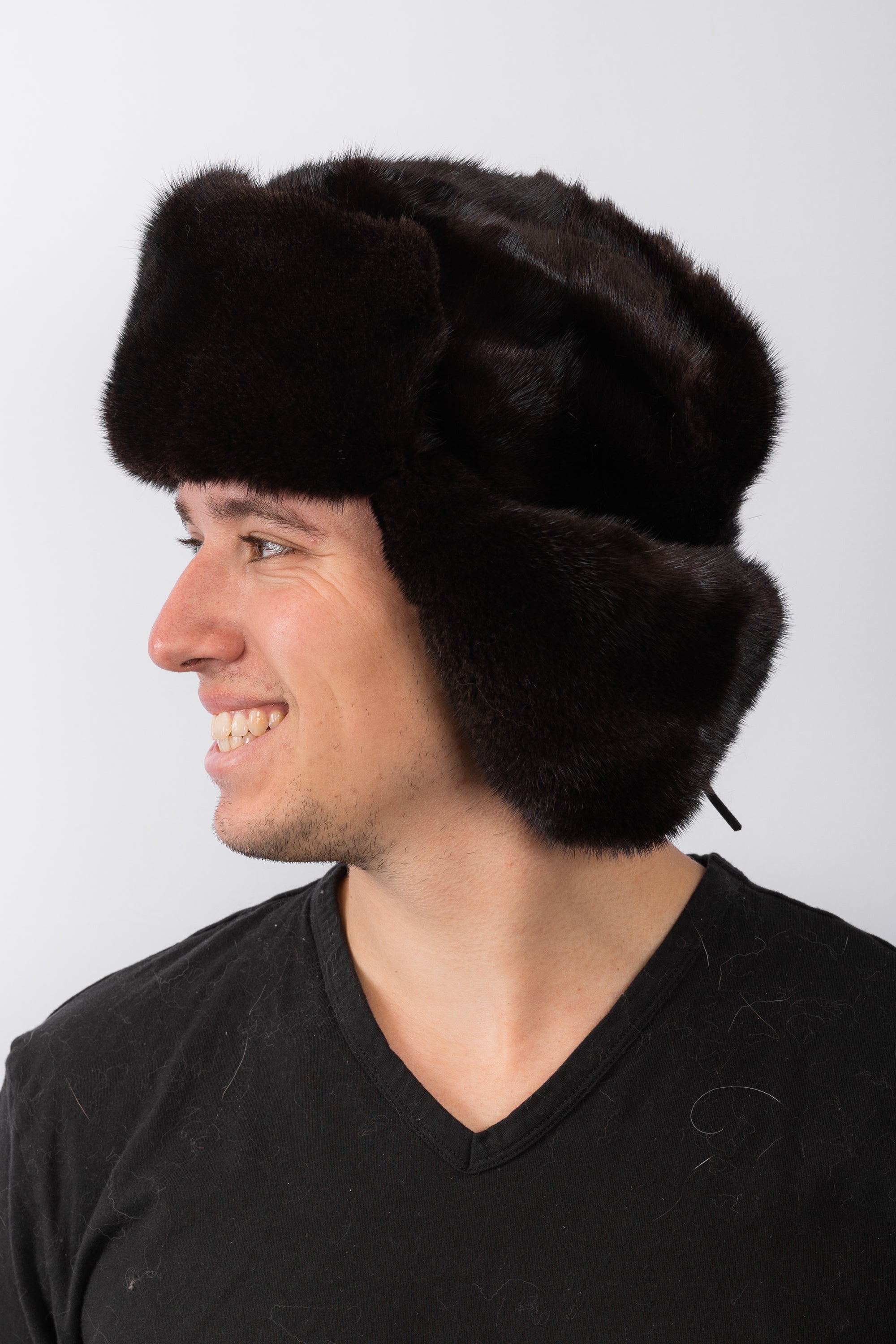 Mahogany Mink Trooper Hat