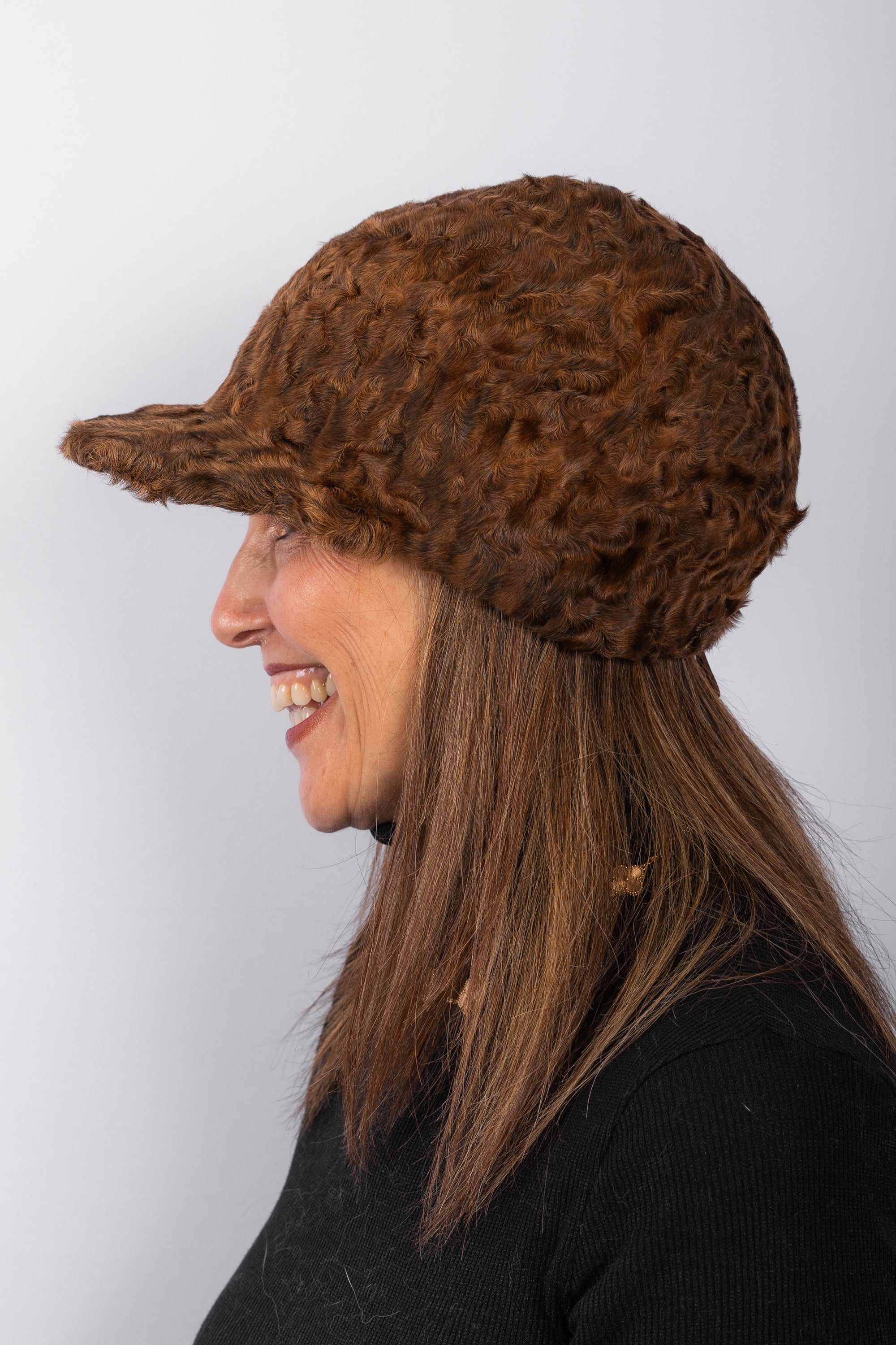 Whiskey Swakara Lamb Hat