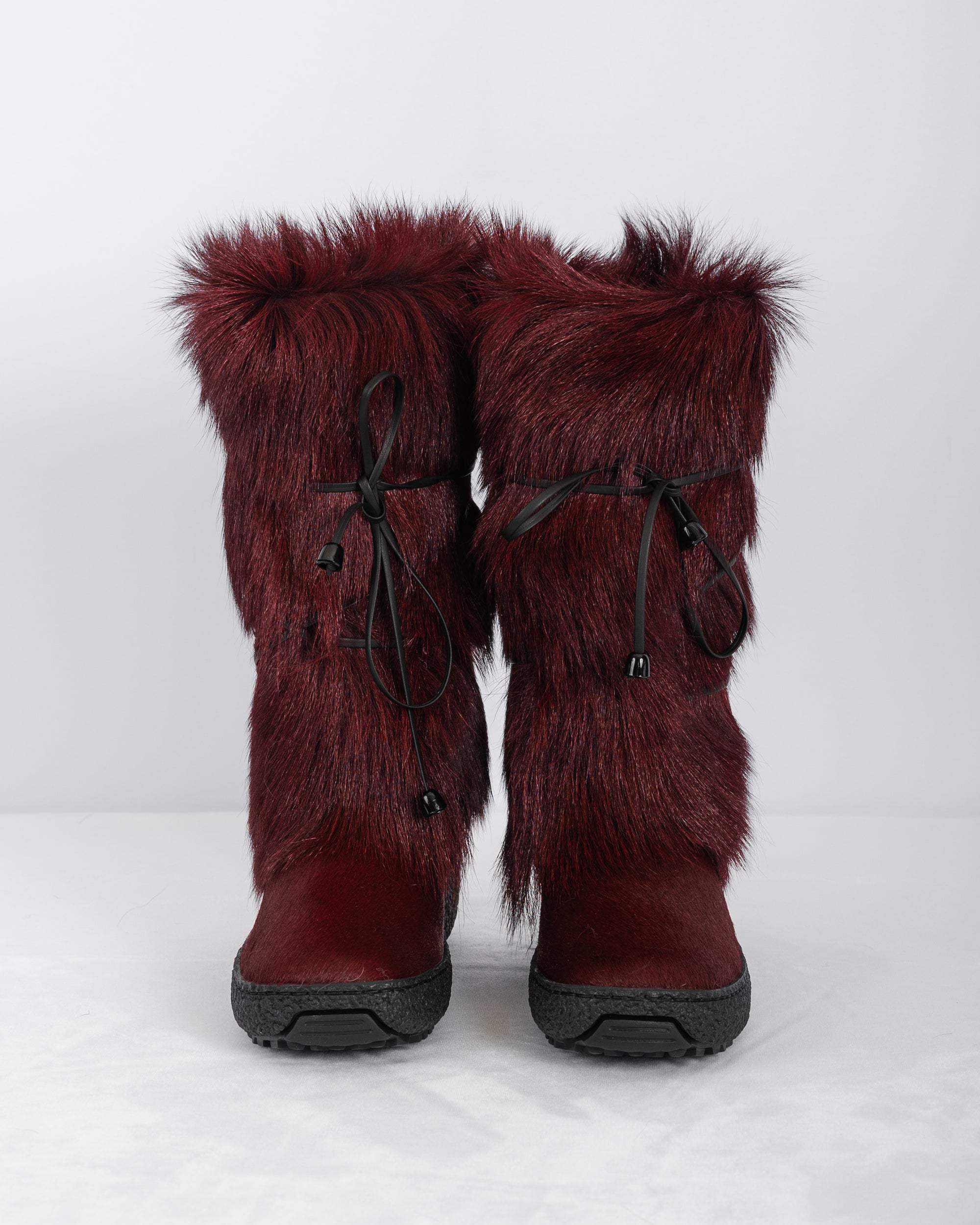 Merlot Goat/Merlot Calfskin Boots