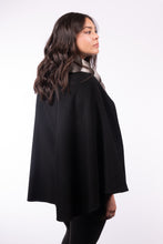 Load image into Gallery viewer, Cashmere Cape with Chinchilla Collar
