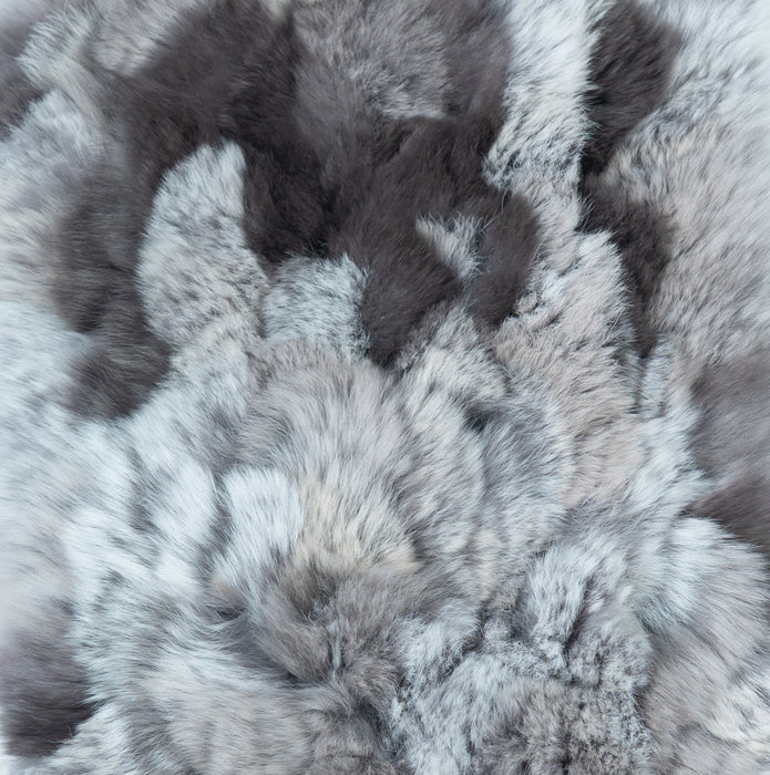 Knit Rex Rabbit Headband - Tan/Grey