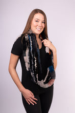 Load image into Gallery viewer, Rex Rabbit Infinity Scarf - Multicolor
