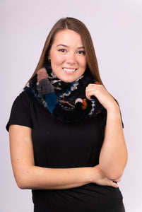 Rex Rabbit Infinity Scarf - Multicolor