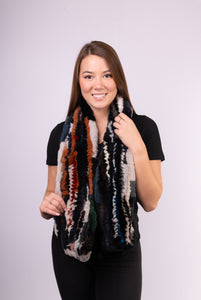 Rex Rabbit Infinity Scarf - Multicolor