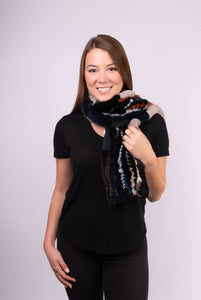 Rex Rabbit Infinity Scarf - Multicolor