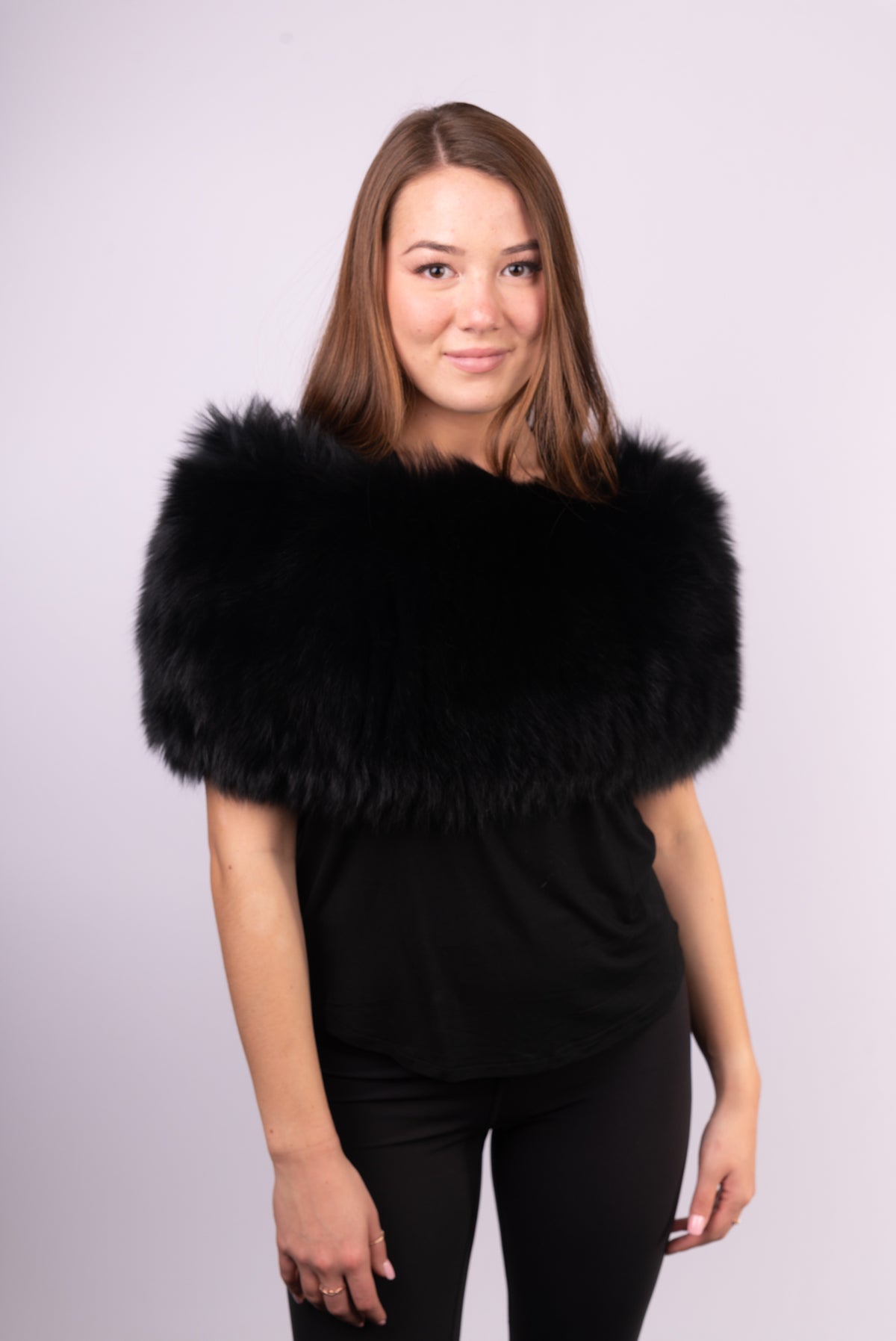 Black Fox Shrug — David Green Master Furrier