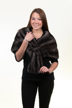 Load image into Gallery viewer, Natural Blue Iris Mink Wrap
