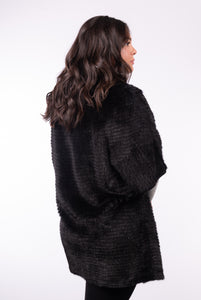 Layered Black Mink Jacket