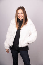 Load image into Gallery viewer, White Mink Jacket
