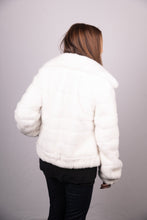 Load image into Gallery viewer, White Mink Jacket
