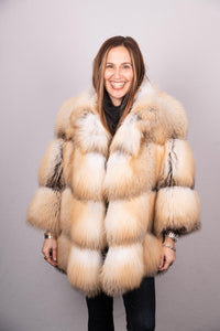 Natural Golden Island Fox Jacket