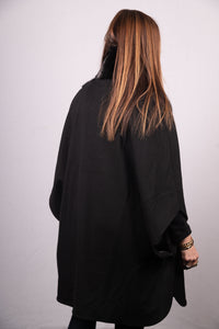 Floral Intarsia Mink Cape