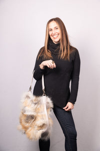 Natural Golden Island Fox Handbag