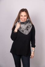 Load image into Gallery viewer, Rex Rabbit Cowl Neck - Chinchilla
