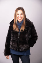 Load image into Gallery viewer, Black Mink Jacket
