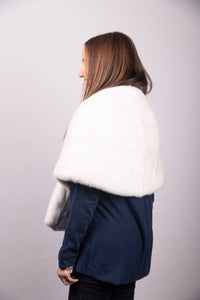 Natural White Mink Wrap